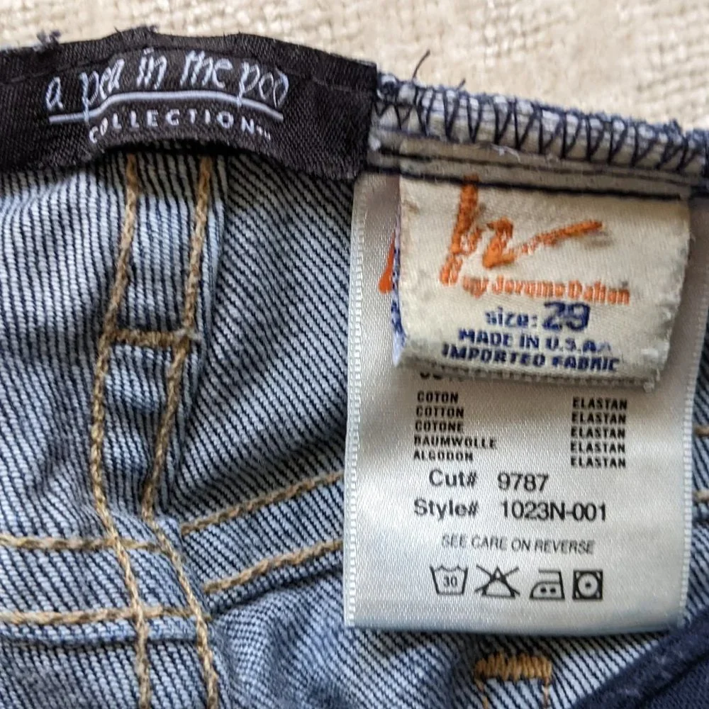 Citizens of Humanity Pea in the Pod Dark Wash Denim Bootcut Maternity Jeans - 29 - Picture 12 of 12